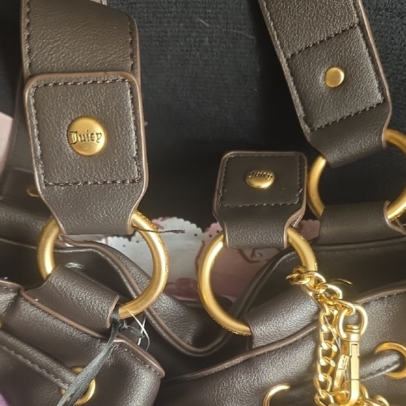 Juicy Couture Purple and Brown Day Dreamer Embroidered Shoulder Bag - Picture 5 of 10